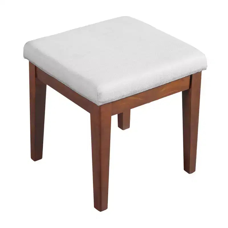 Coiffeuse 3-en-1, Table de Maquillage Multifonctionnelle Élégante avec Miroir Rabattable, Longueur Réglable et Nombreux Tiroirs