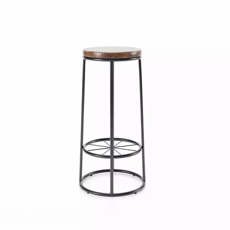 24/7 Shop At Home : 2 tabourets de bar Pilat, hauteur fixe 33 po, cadre et repose-pieds en métal, gris clair