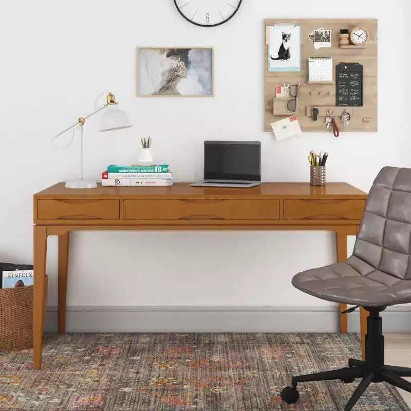 Bureau en bois massif Pearson