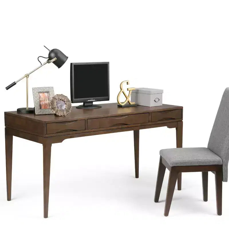 Bureau en bois massif Pearson