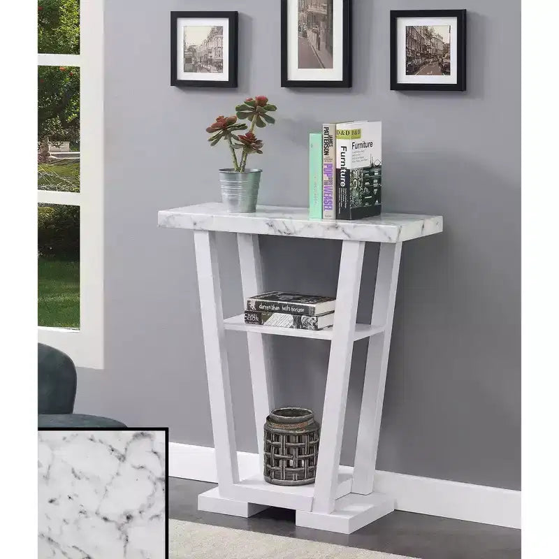 Console Newport avec étagères