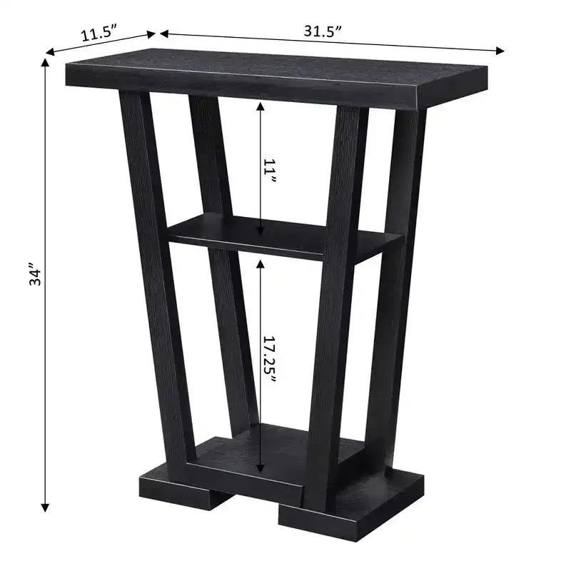 Console Newport avec étagères
