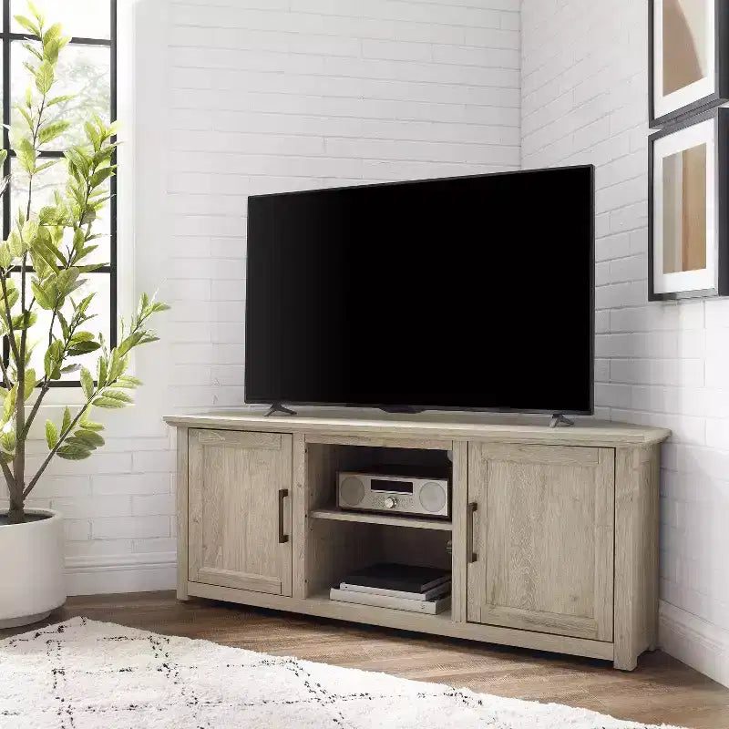 Meuble TV d'angle Camden pour téléviseurs jusqu'à 60 pouces