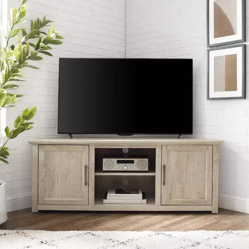 Meuble TV d'angle Camden pour téléviseurs jusqu'à 60 pouces