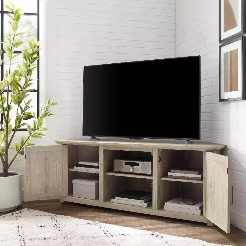 Meuble TV d'angle Camden pour téléviseurs jusqu'à 60 pouces