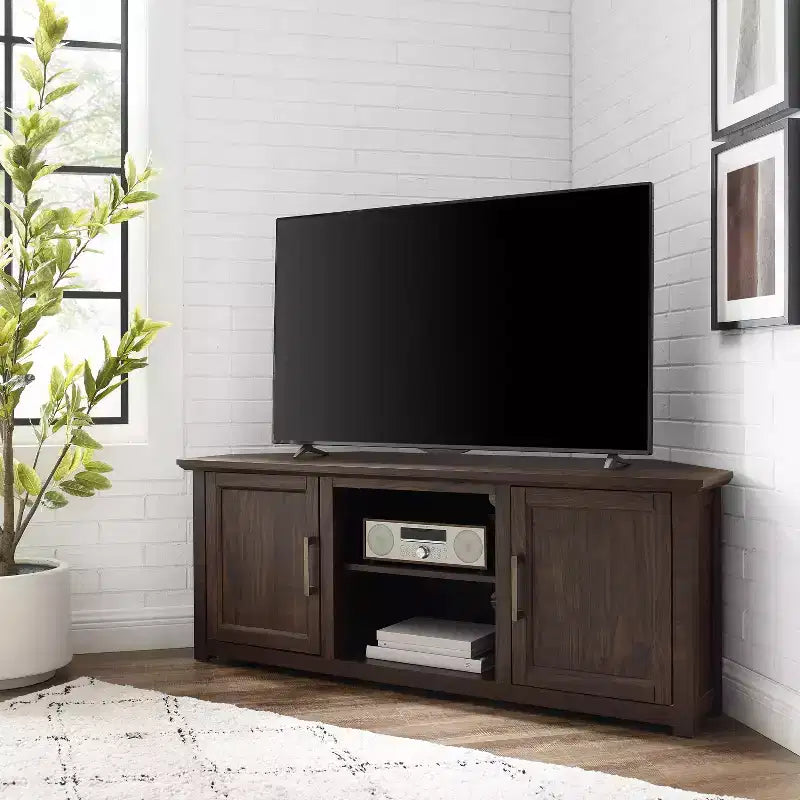 Meuble TV d'angle Camden pour téléviseurs jusqu'à 60 pouces