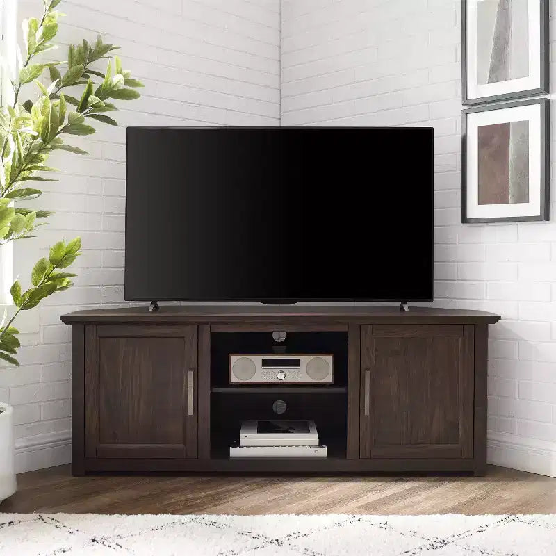 Meuble TV d'angle Camden pour téléviseurs jusqu'à 60 pouces