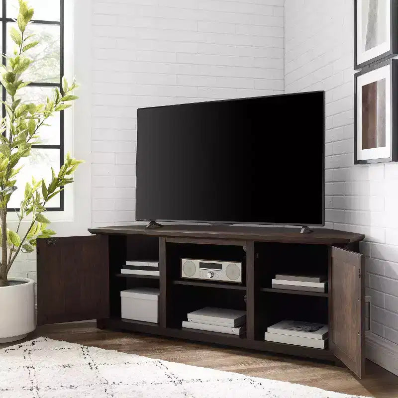Meuble TV d'angle Camden pour téléviseurs jusqu'à 60 pouces