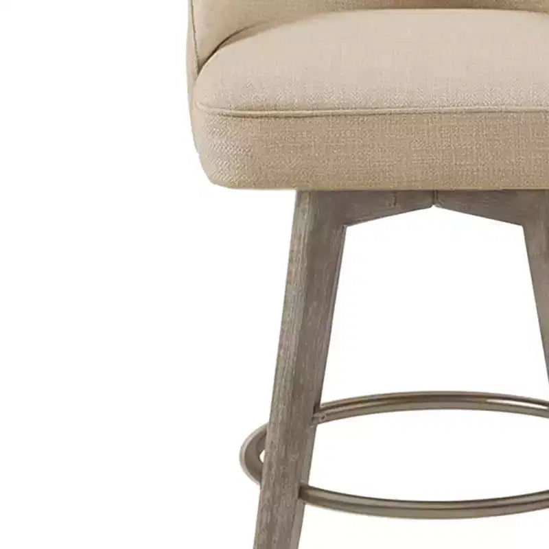 Tabouret de bar à hauteur de comptoir et assise pivotante