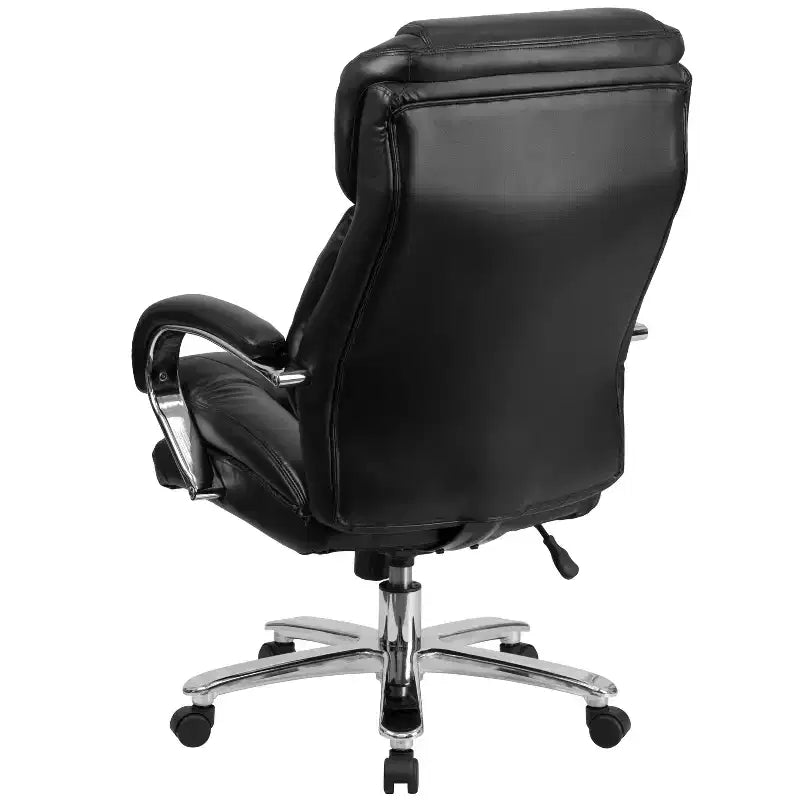 Chaise de bureau ergonomique pivotante de direction à usage intensif 24h/24, 7j/7, grande taille, capacité 227 kg, avec accoudoirs fixes, série 24/7