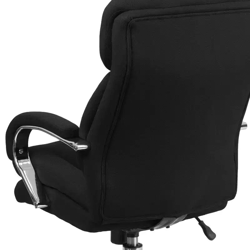 Chaise de bureau ergonomique pivotante de direction à usage intensif 24h/24, 7j/7, grande taille, capacité 227 kg, avec accoudoirs fixes, série 24/7