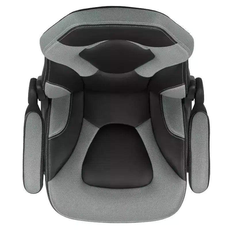 Chaise de bureau de jeu X10 Racing Fauteuil ergonomique réglable pour ordinateur PC avec accoudoirs relevables