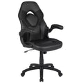 Chaise de bureau de jeu X10 Racing Fauteuil ergonomique réglable pour ordinateur PC avec accoudoirs relevables