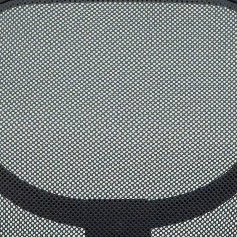 Fauteuil de bureau pivotant à dossier bas en maille avec dossier carré incurvé