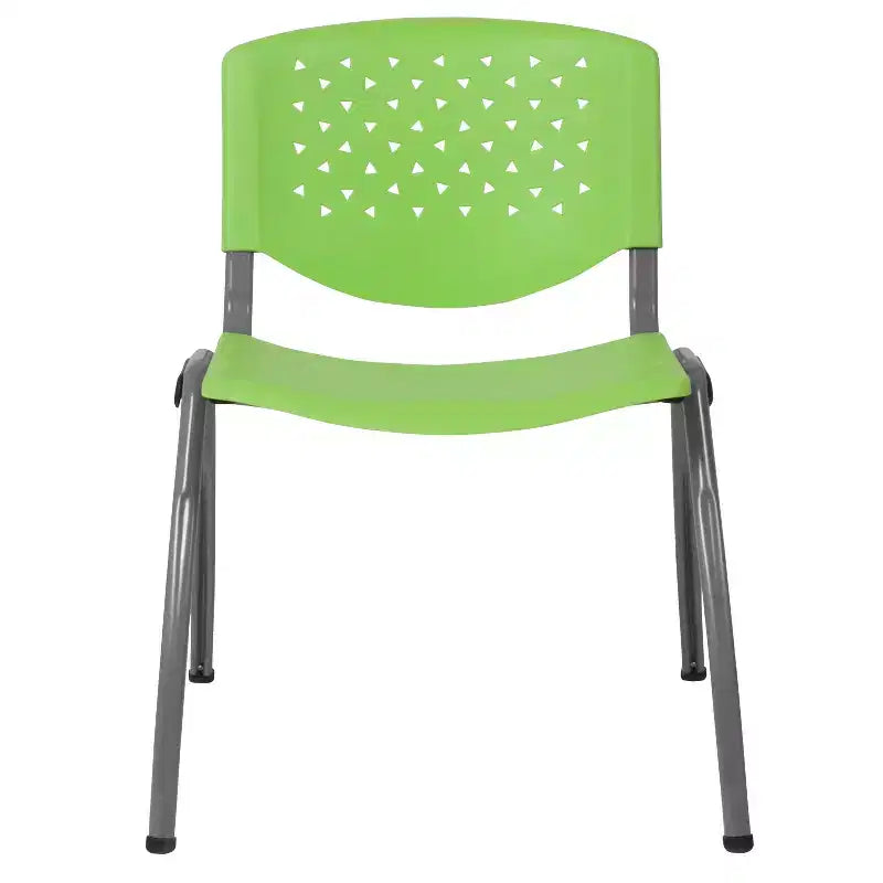 Chaise empilable en plastique de la série 880 avec cadre thermolaqué et capacité de 400 kg