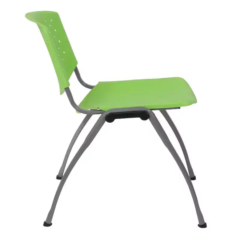 Chaise empilable en plastique de la série 880 avec cadre thermolaqué et capacité de 400 kg