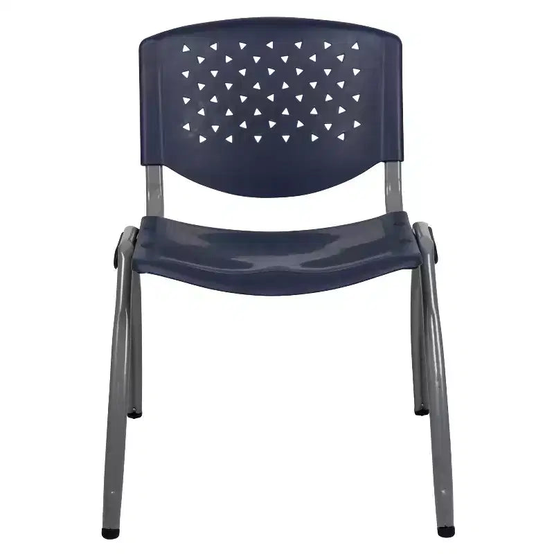 Chaise empilable en plastique de la série 880 avec cadre thermolaqué et capacité de 400 kg