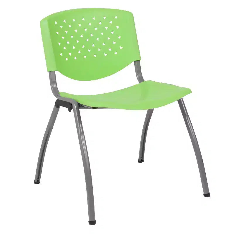 Chaise empilable en plastique de la série 880 avec cadre thermolaqué et capacité de 400 kg