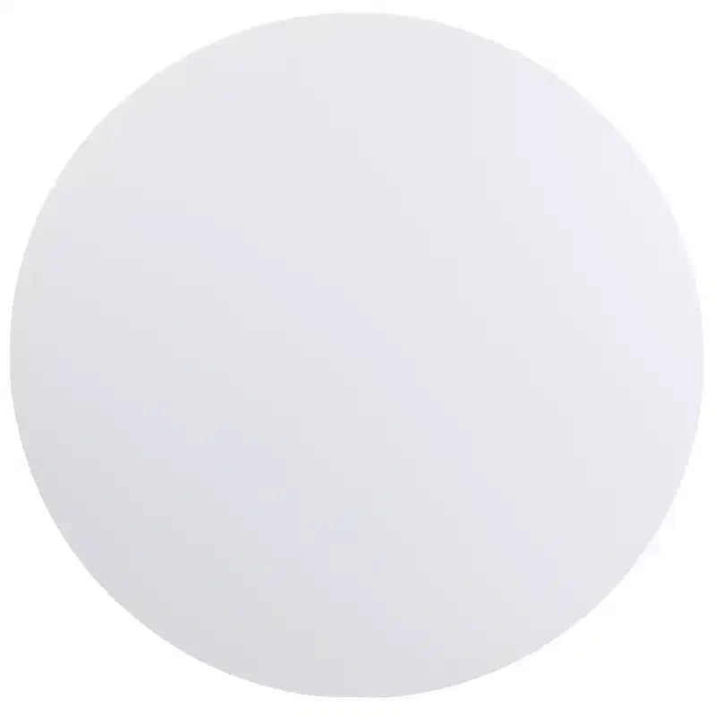 Table de banquet pliante ronde en plastique blanc et granit de 1,2 m