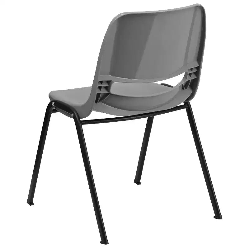 Chaise de salle de classe empilable ergonomique avec coque pour étudiant, chaise d'appoint de bureau