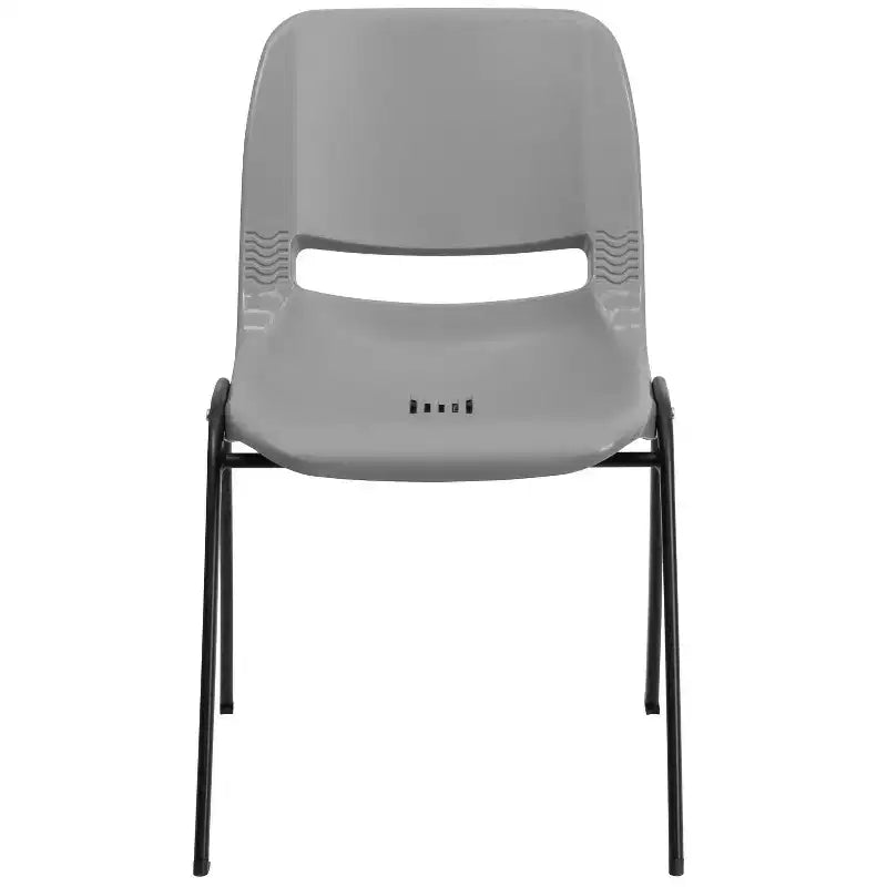 Chaise de salle de classe empilable ergonomique avec coque pour étudiant, chaise d'appoint de bureau