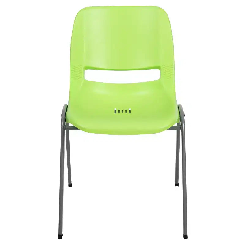 Chaise de salle de classe empilable ergonomique avec coque pour étudiant, chaise d'appoint de bureau