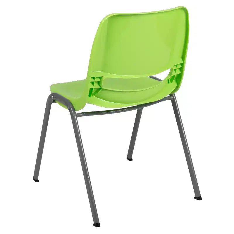 Chaise de salle de classe empilable ergonomique avec coque pour étudiant, chaise d'appoint de bureau