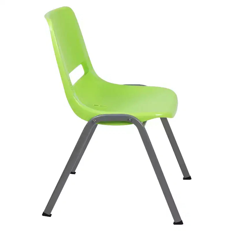 Chaise de salle de classe empilable ergonomique avec coque pour étudiant, chaise d'appoint de bureau