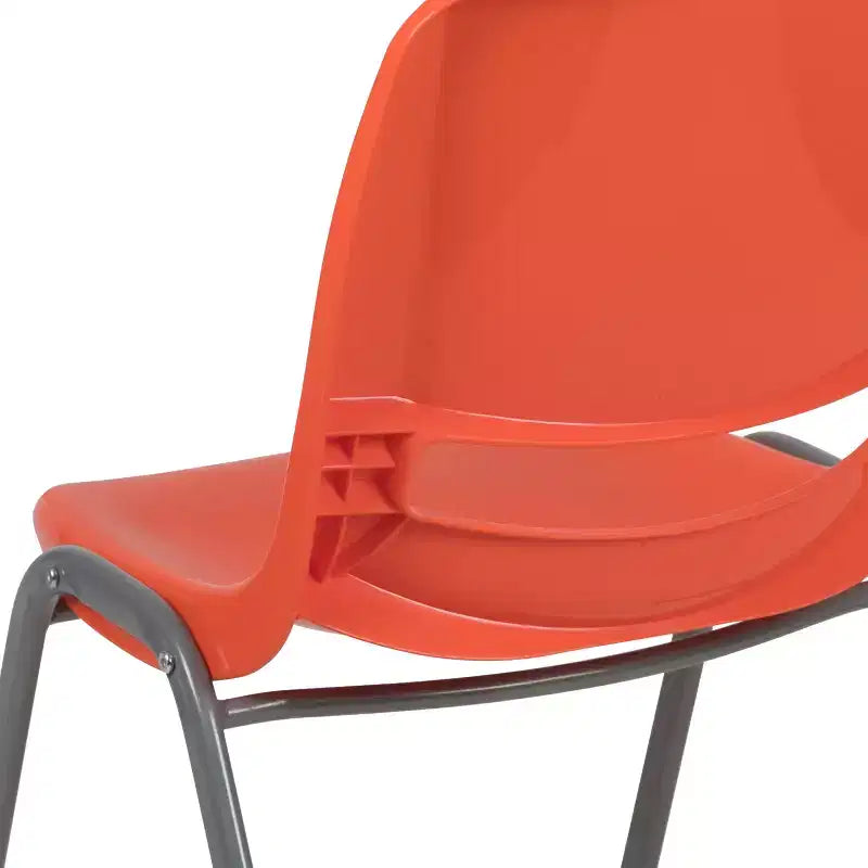 Chaise de salle de classe empilable ergonomique avec coque pour étudiant, chaise d'appoint de bureau