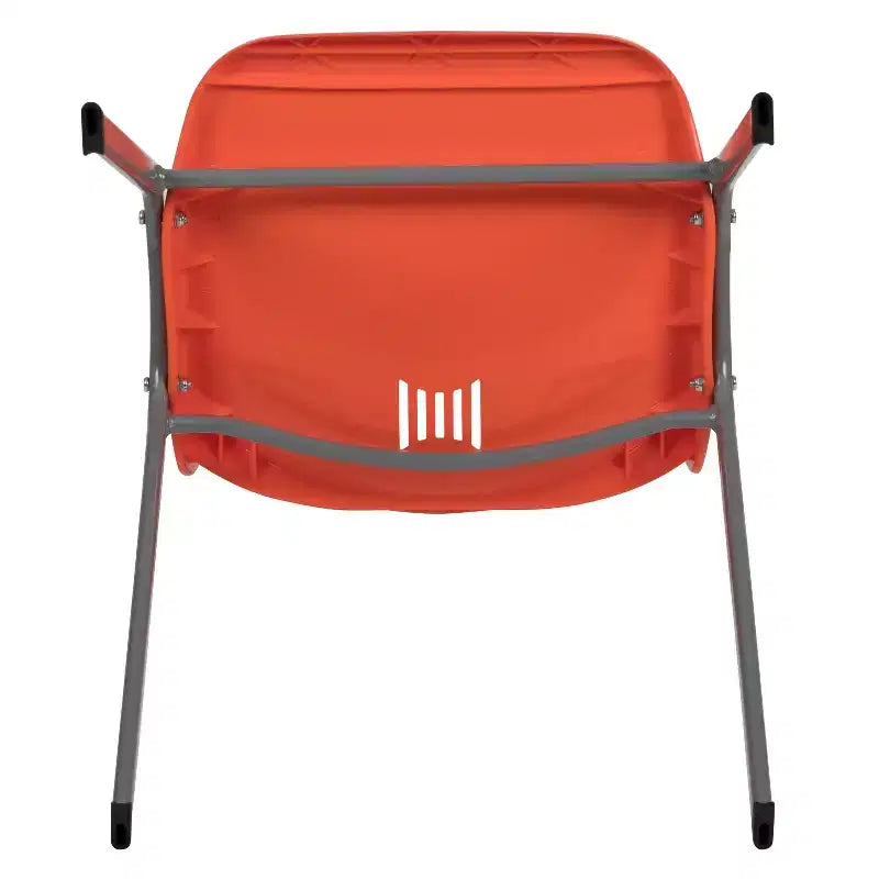 Chaise de salle de classe empilable ergonomique avec coque pour étudiant, chaise d'appoint de bureau