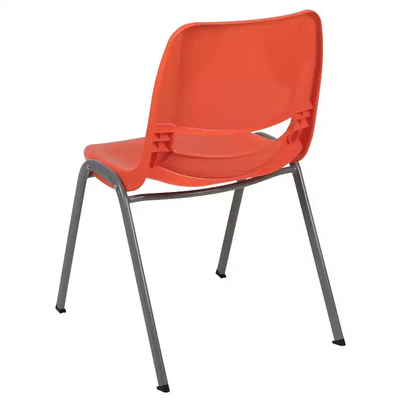 Chaise de salle de classe empilable ergonomique avec coque pour étudiant, chaise d'appoint de bureau