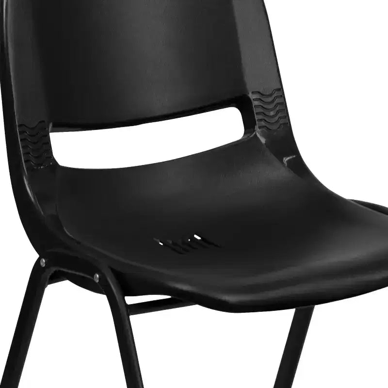 Chaise de salle de classe empilable ergonomique avec coque pour étudiant, chaise d'appoint de bureau