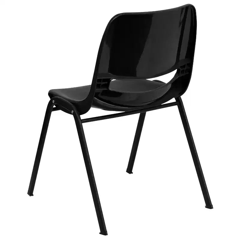 Chaise de salle de classe empilable ergonomique avec coque pour étudiant, chaise d'appoint de bureau