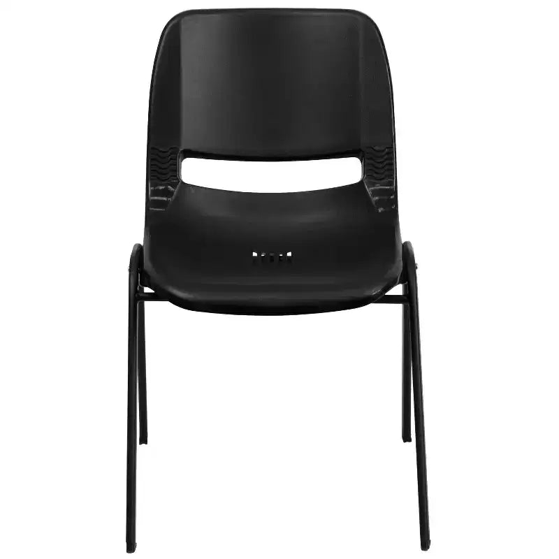 Chaise de salle de classe empilable ergonomique avec coque pour étudiant, chaise d'appoint de bureau