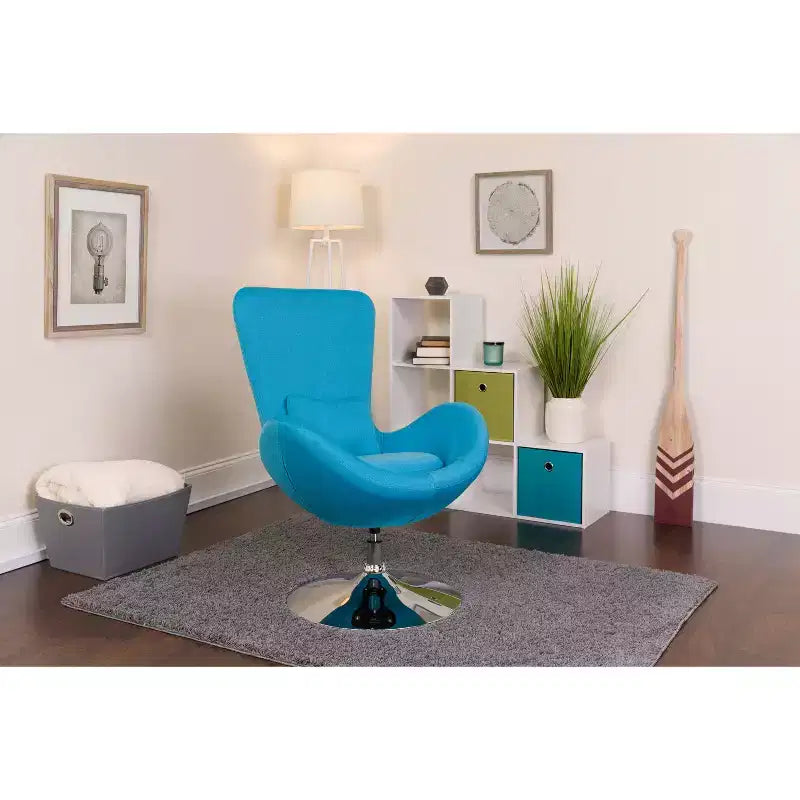 Fauteuil de réception pivotant avec coussin de dossier