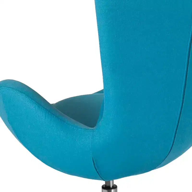 Fauteuil de réception pivotant avec coussin de dossier