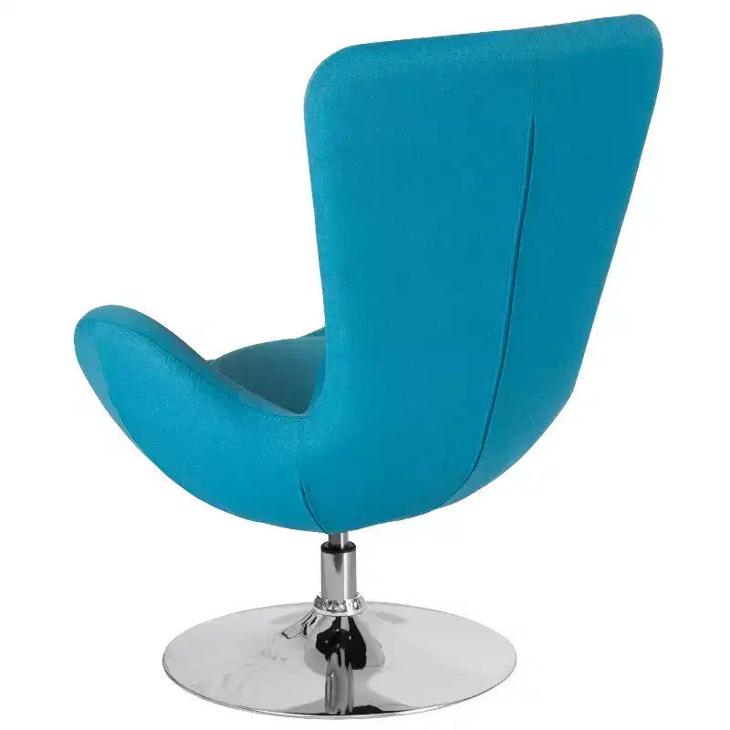 Fauteuil de réception pivotant avec coussin de dossier