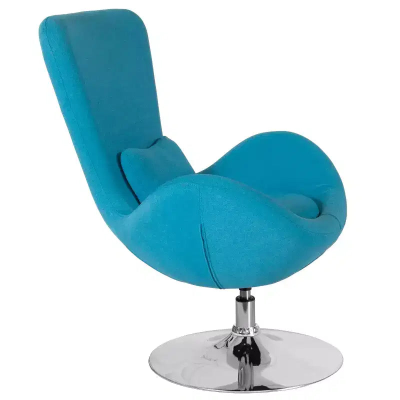 Fauteuil de réception pivotant avec coussin de dossier