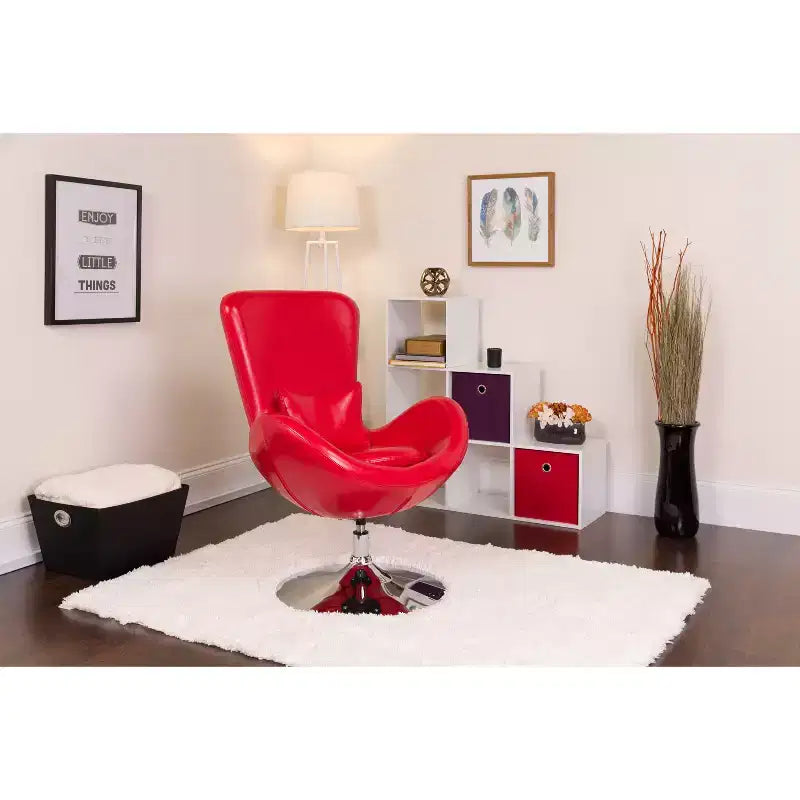 Fauteuil de réception pivotant avec coussin de dossier