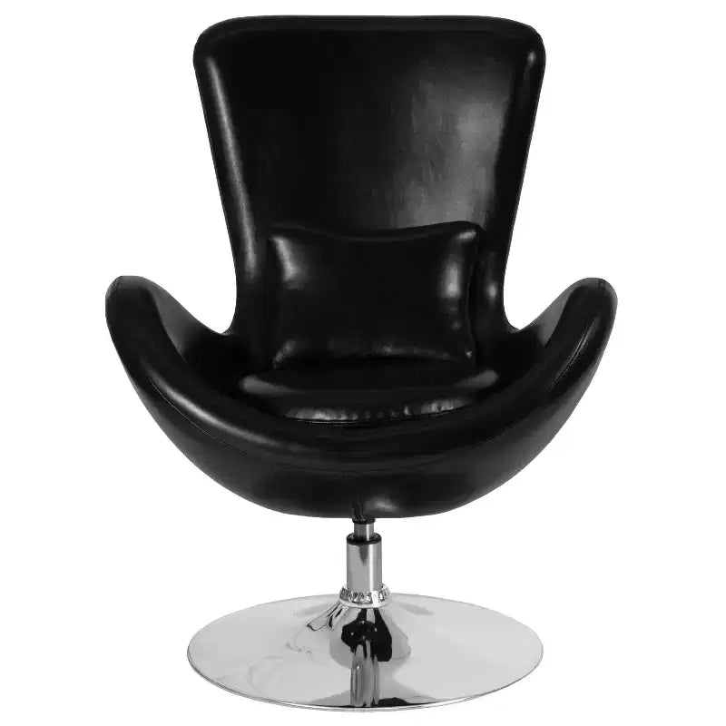 Fauteuil de réception pivotant avec coussin de dossier