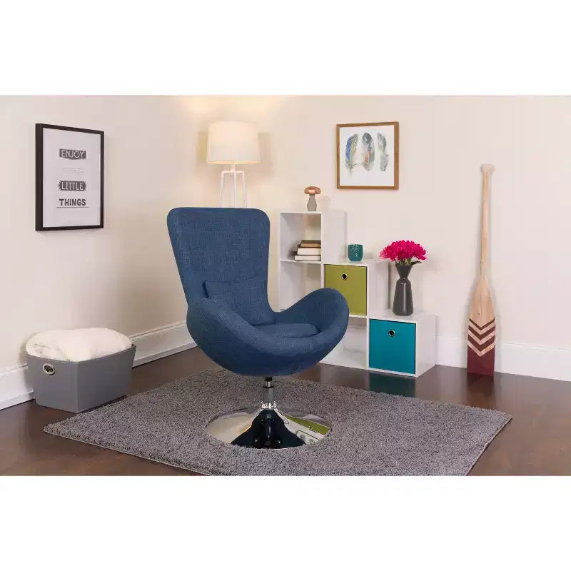 Fauteuil de réception pivotant avec coussin de dossier