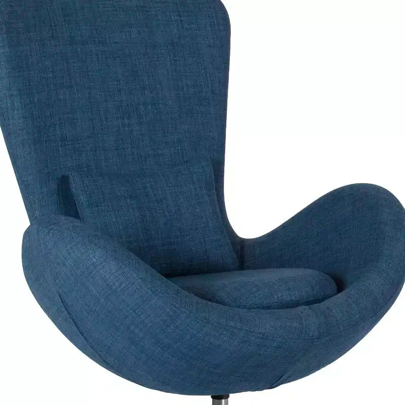 Fauteuil de réception pivotant avec coussin de dossier