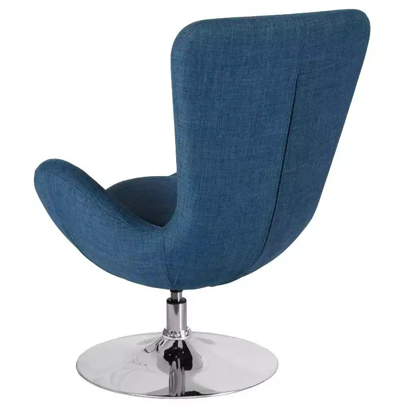 Fauteuil de réception pivotant avec coussin de dossier