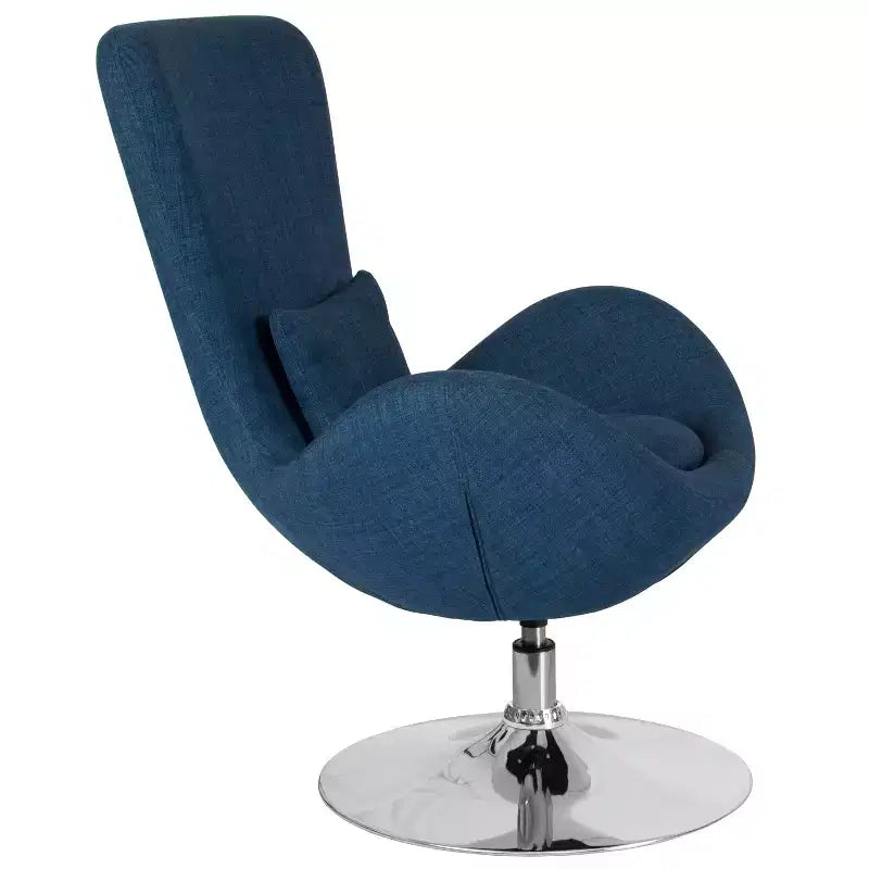 Fauteuil de réception pivotant avec coussin de dossier
