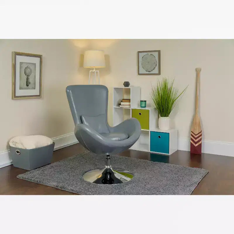 Fauteuil de réception pivotant avec coussin de dossier