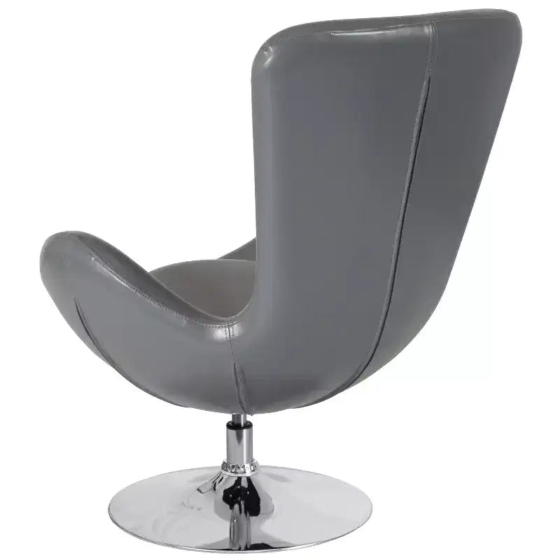 Fauteuil de réception pivotant avec coussin de dossier
