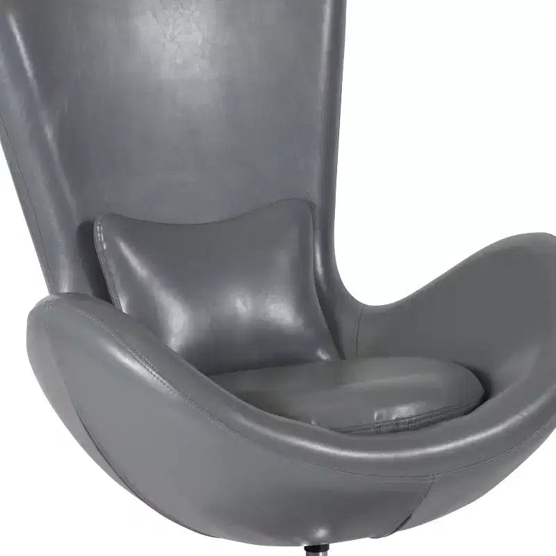 Fauteuil de réception pivotant avec coussin de dossier