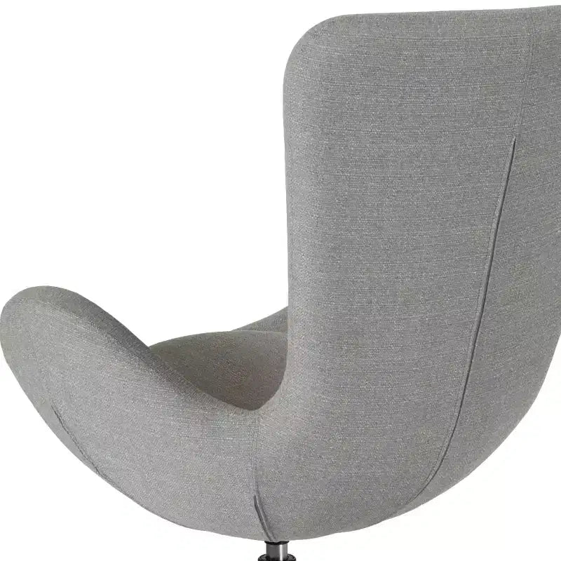 Fauteuil de réception pivotant avec coussin de dossier