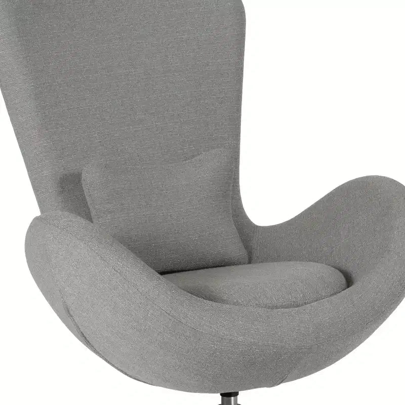 Fauteuil de réception pivotant avec coussin de dossier