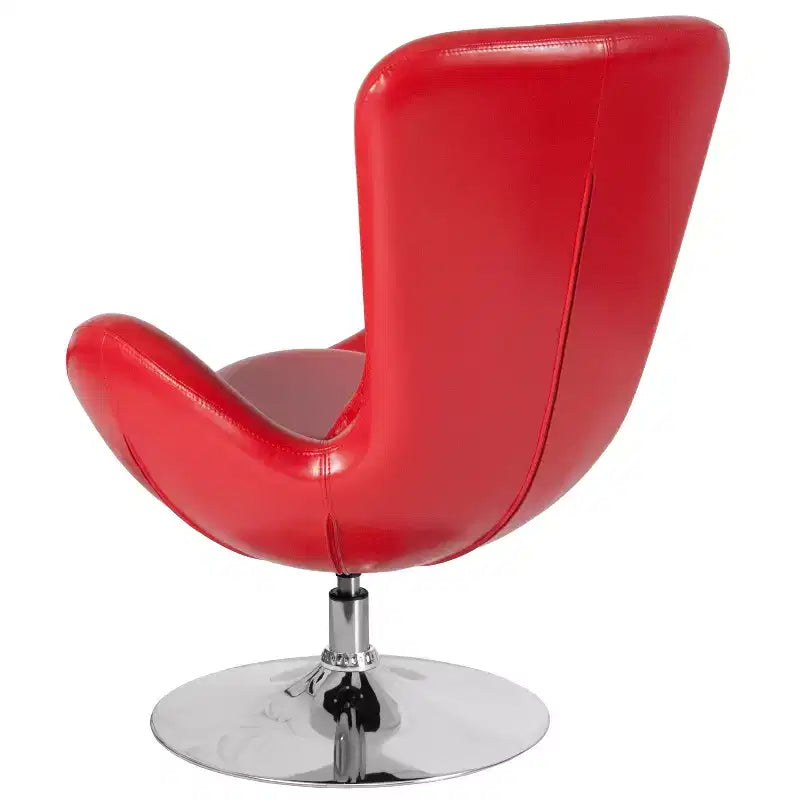 Fauteuil de réception pivotant avec coussin de dossier